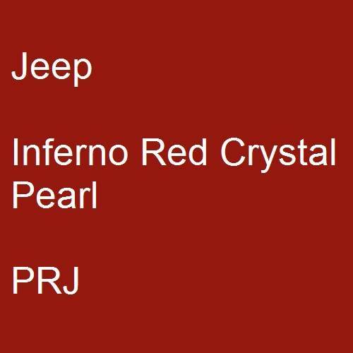 Jeep, Inferno Red Crystal Pearl, PRJ.